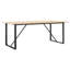 Pine Metal Base Dining Table