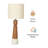 Famme Solid Wood Table Lamp
