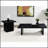 Caroline Black Rectangular Engineered Laminate Coffee Table With Durable And Scratch-Resistant Surface, Perfect For Modern Interiors
