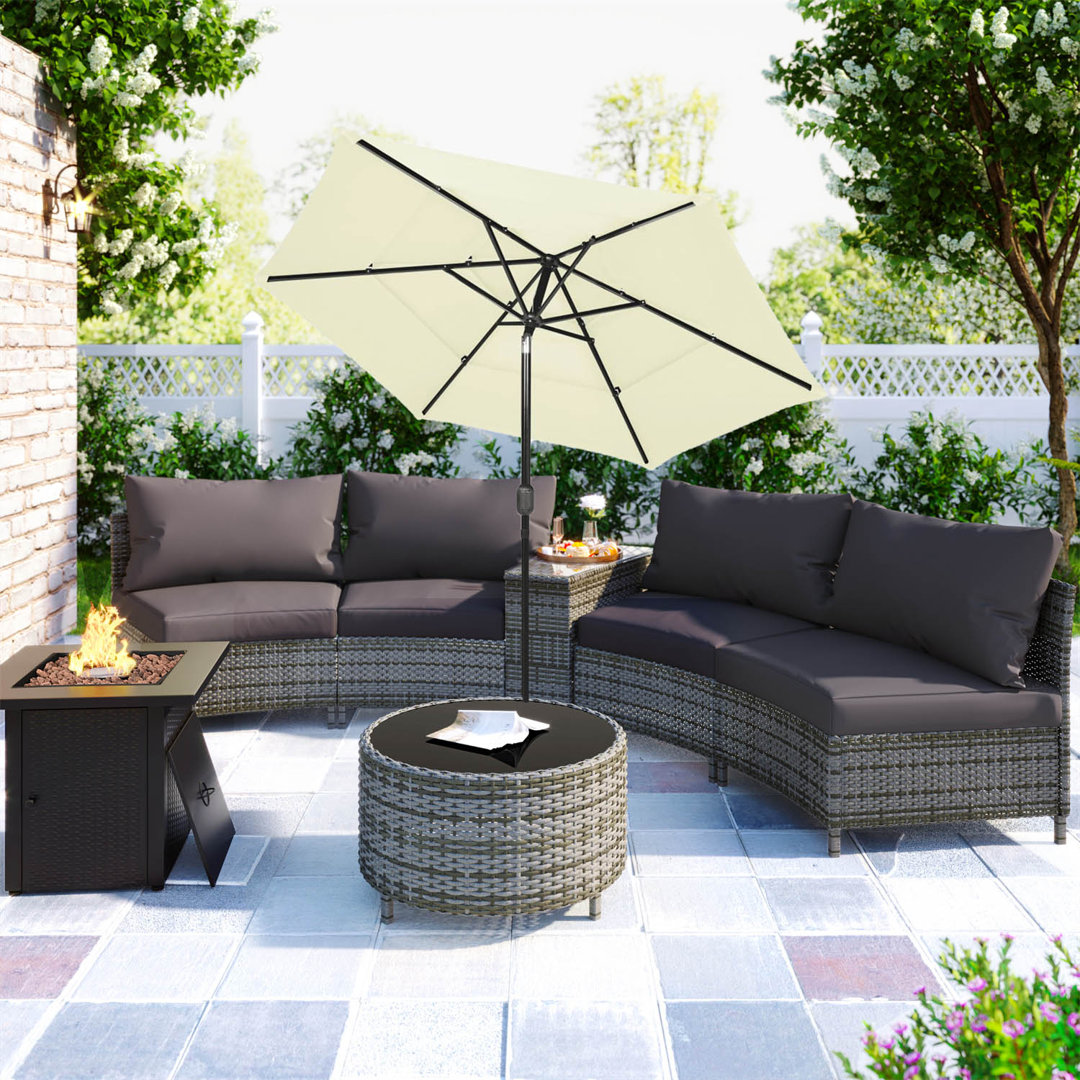 Alayah 2.5m Traditional Parasol