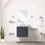 20 po L x P 18 avec meuble-lavabo bleu avec comptoir en acrylique, robinet et miroir de 24 heures inclus-1996569382