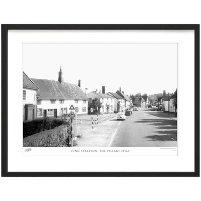 Long Stratton, the Village C1965 1 Piece Single Picture Frame Wall Art