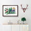 A Butterfly & Flowers - Framed Print-48208824-87665776