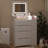 3 Drawers Flip Top Makeup Vanity Table With Storage Stool