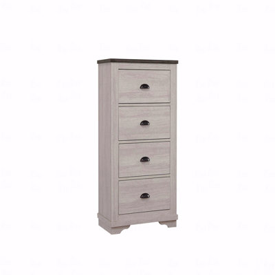 Armoire de chevet contemporaine à 4 tiroirs 1Pc