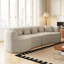 Canapé modulaire incurvé surdimensionné, 106,3 pouces, moderne, sans os, nuage, sans os, avec 6 coussins, canapé de luxe en chenille à quatre places en mousse à mémoire de forme profonde-901608986