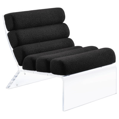 Staeell Armless Acrylic Chair