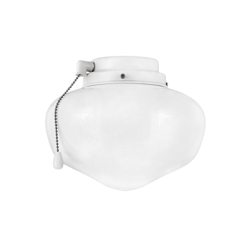 Ceiling Fan Light Kit, Chalk White