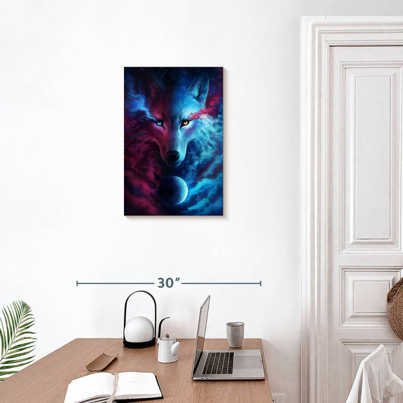 Brampt Where Light And Dark Meet, 24" H x 16" W