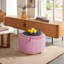 Savinien Velvet Column Footstool Ottoman with Storage-462608331