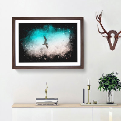 Soaring Seagulls - Picture Frame Graphic Art