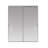 Solid + Manufactured Wood Mirrored with Installation Hardware Kit without Installation Hardware Kit Sliding Closet Doors-36138216-36147810-106871893