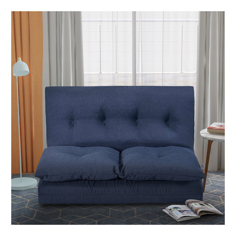 Chaise longue pliante en tissu