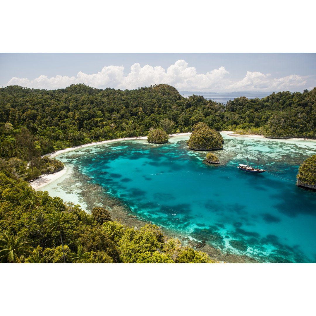 Tropical Lagoon by Velvetfish - Wrapped Canvas Print