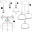 3 - Light Brushed Brass Dome Pendant