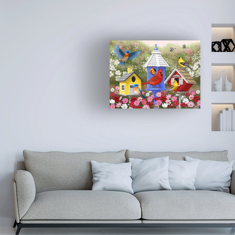 Art sur toile, couleurs de bolognaise, forêt primaire, H 24 po x l 32 po