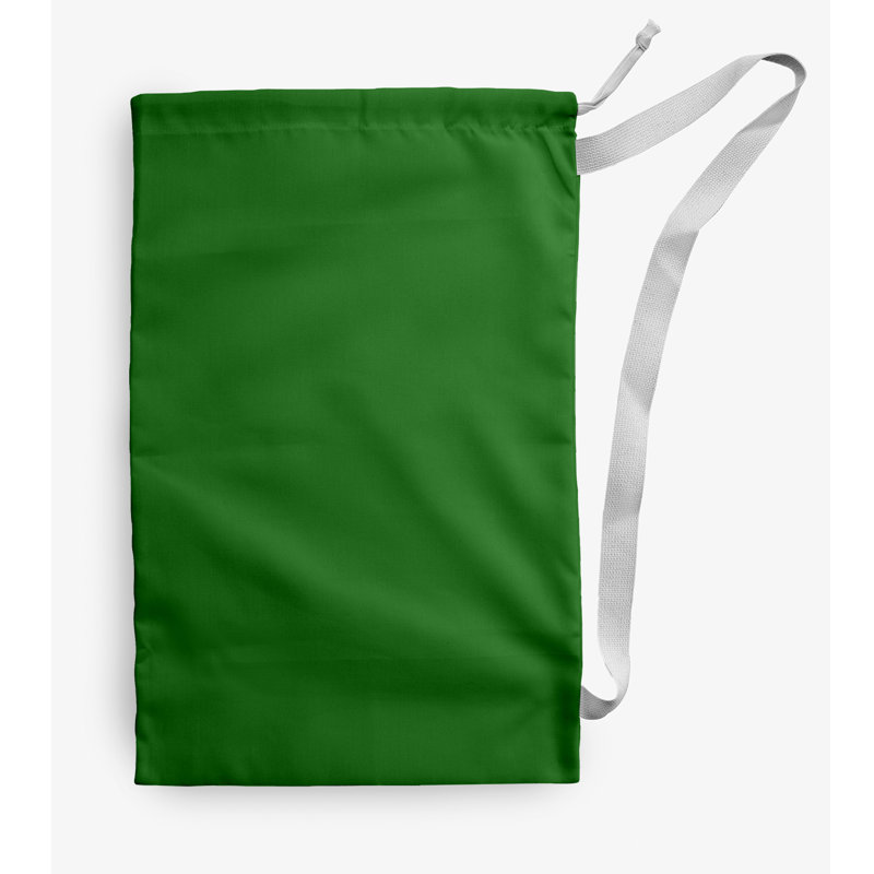 Fabric Laundry Bag with Handles, Medium (36" H x 28" W), Green