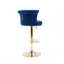Ensemble de 2 tabourets de bar pivotants COOLMORE avec repose-pieds à hauteur réglable pour cuisine, salle à manger 2PC / ENSEMBLE-1015220948