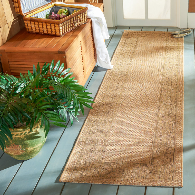 Herefordshire Performance Oriental Indoor/Outdoor Area Rug, Runner 2'3" x 8'