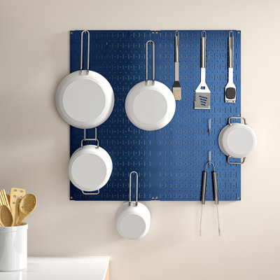 Metal Rectangle Wall Mounted Pot Rack
