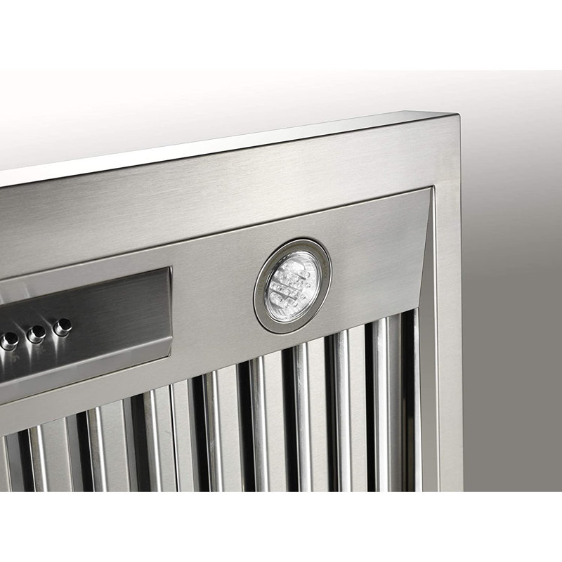 NXR Professional Ranges 36" Stainless Steel 800 CFM Under Cabinet Range Hood with Baffle Filter