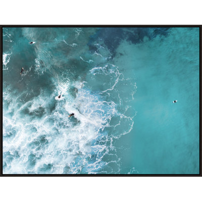 Aerial Surf Print by David Brown