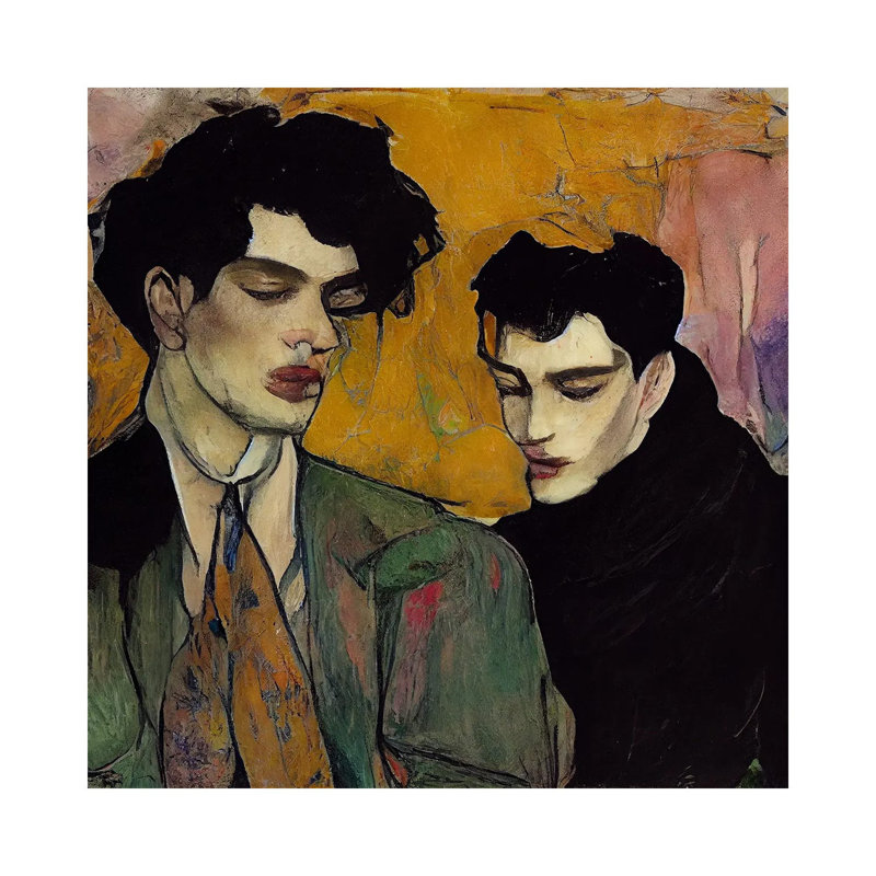 If You Were Mine, 2023 by Brain Wave Cult - No Frame Gallery-Wrapped Canvas Giclée on Canvas, 30.48cm H x 30.48cm W