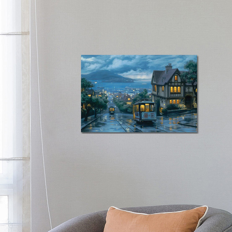 Evening Journey - Gallery-Wrapped Canvas Giclée, 18" H x 26" W