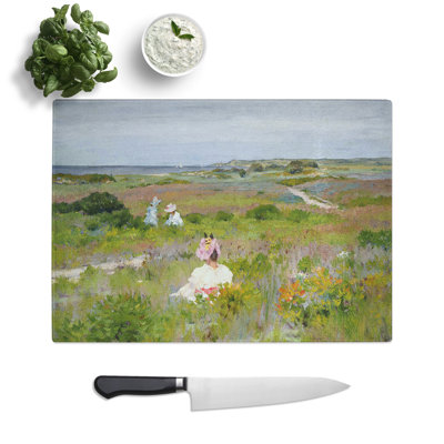 Long Island Shinnecock by William Merritt Chase Chopping Board