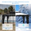 Pavillon de jardin double galvanisé-121688709