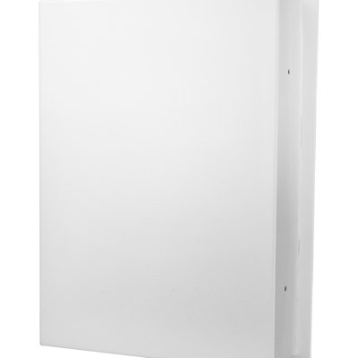Coffre-fort mural blanc biométrique avec serrure - Reconnaissance des empreintes digitales de 120 po, fabrication en acier massif, 2 tablettes amovibles