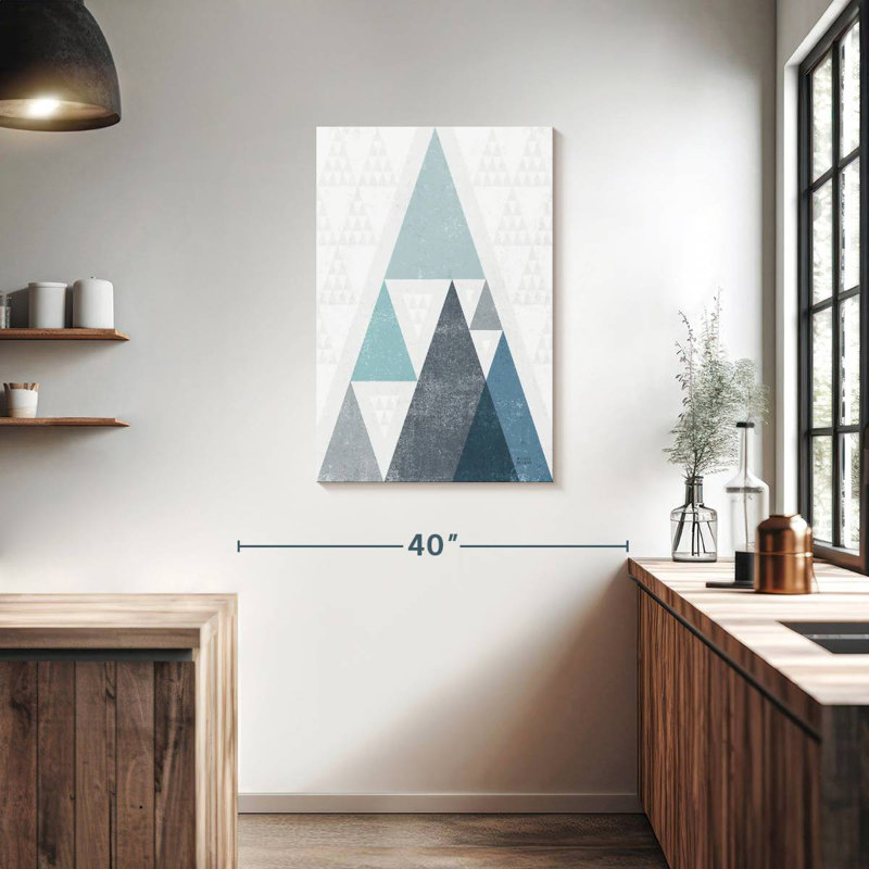 Avery Mod Triangles I, 36" H x 24" W