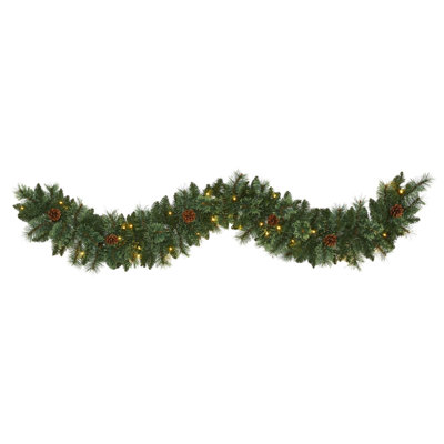 Mountain Pine Artificial Garland with Pinecone