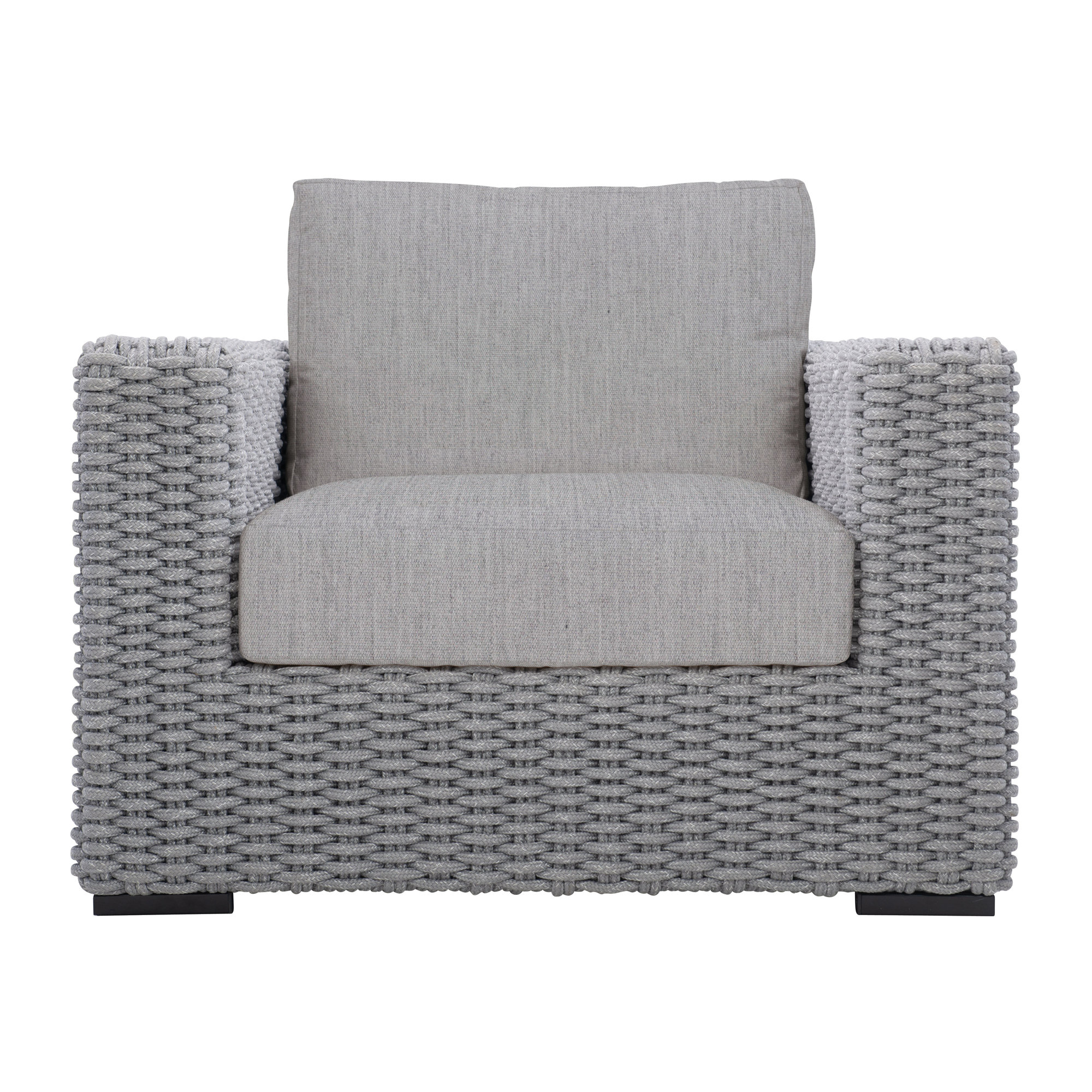 Capri Patio Chair with Cushions, Canvas Granite Sunbrella® Canvas