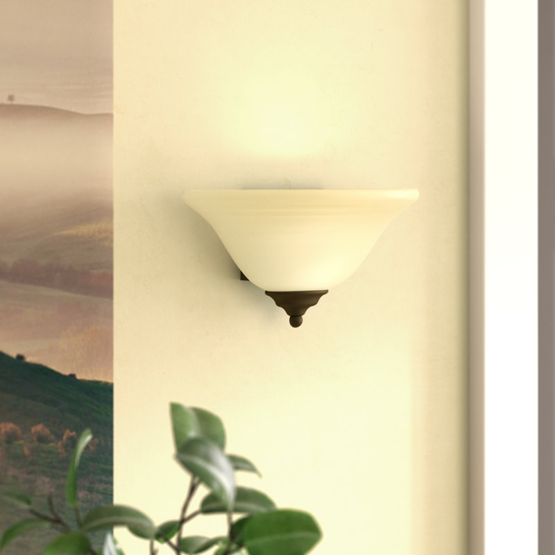 Aquala Steel Flush Mounted Sconce, Imperial Bronze