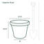 Pot à fleur intérieur / extérieur en plastique Terra-317655703-364854820