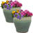 Ailynn Round Imperial Ceramic Outdoor Planter-1857609948-1857609946