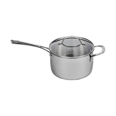 4.5-Quart Hard Anodized Nonstick Saucier Pan with Lid and Helper Handl –  Rachael Ray