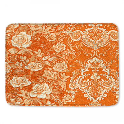 Tapis de bain Ornate Floral Roses