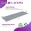 45 po Cipolla pour mur 10 po x l 45 po, ensemble de 2, gris-1985077088-2006012987