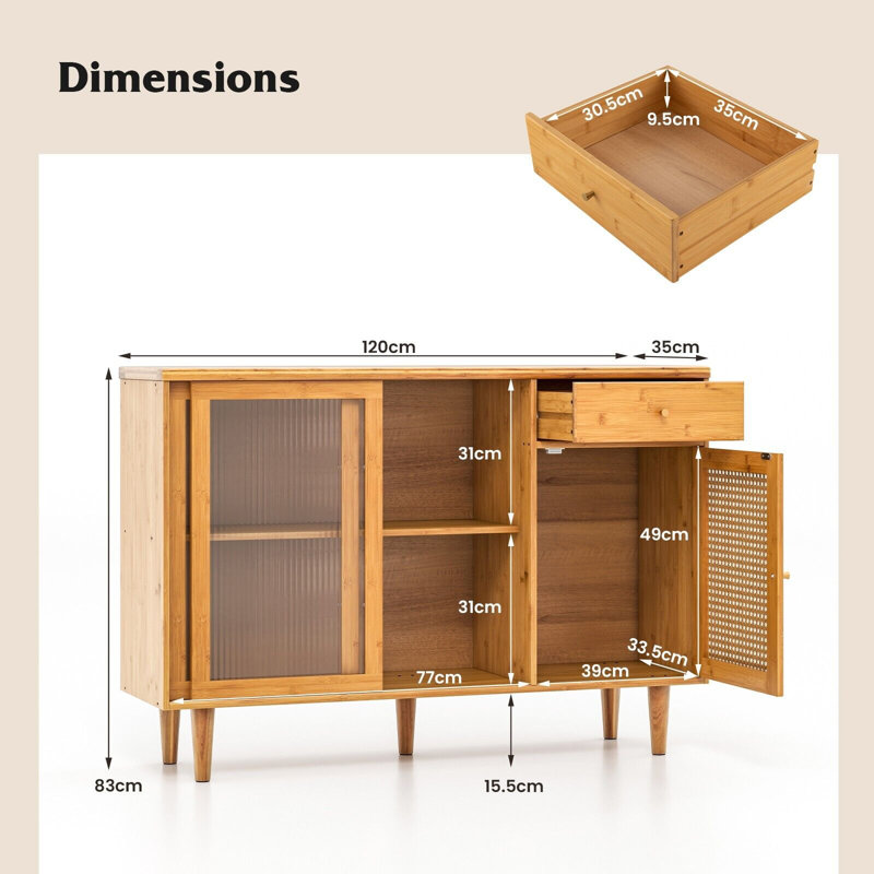 Ameyalli 120cm Sideboard