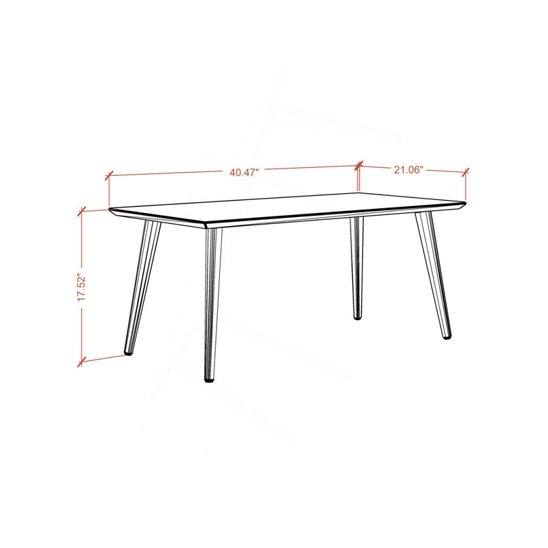 Table basse Utopia, Blanc cassé