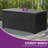 Balconera 60.8'' W 180 Gallons Water Resistant Lockable Deck Box in Brown-133207636-133207637