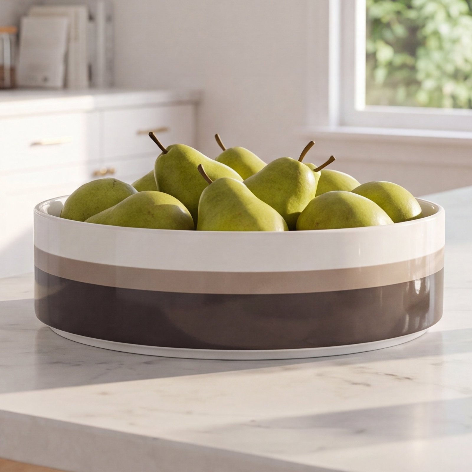ColorStax Porcelain Serving Bowl, Brown