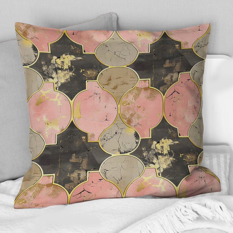Coussin Quatrefoil Glam III - Glam, H 18 po x l 18 po