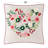 Embroidered Canvas Pillow Cover