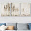 «Pastel Abstract Tree Subtle Neutral Modern Rustic Home Decor», reproduction d'art sur toile encadrée-129504173-83866040
