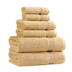 Oleg Heritage Egyptian Cotton Absorbent Luxury 6 Piece Bathroom Towel Set