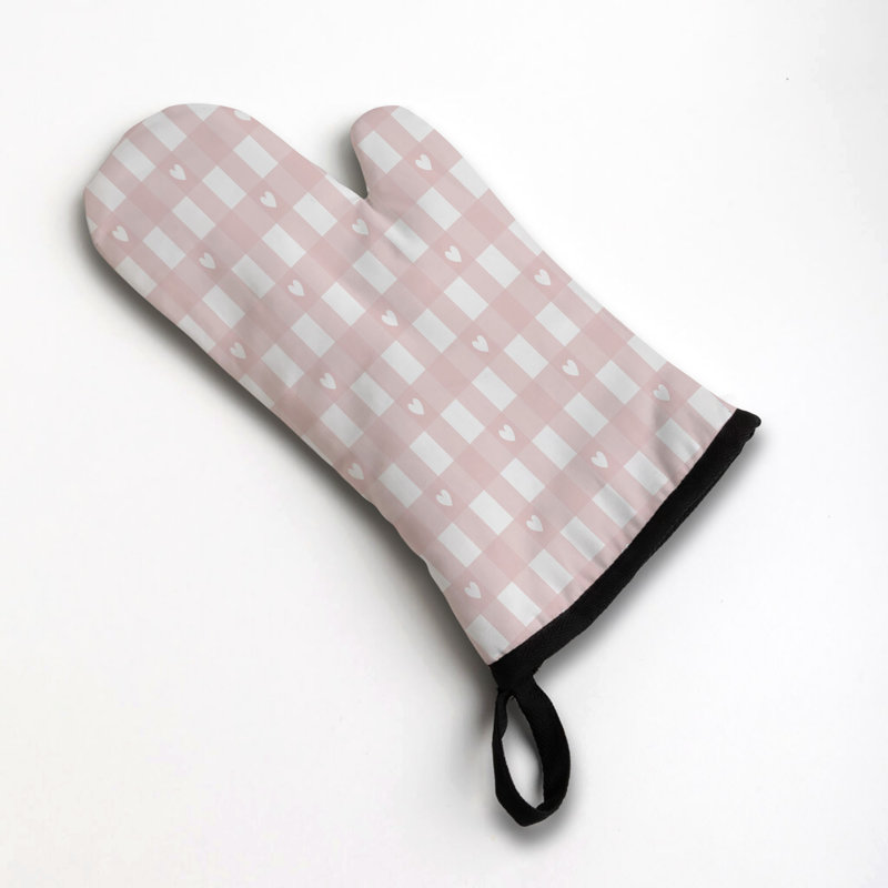 Gant de cuisine en coton délicat pastel