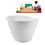 1369.1mm x 754.4mm Freestanding Soaking Acrylic Bathtub-1802183131
